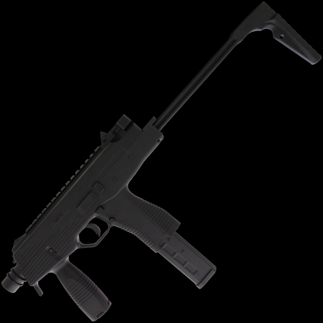 GelSoft P9 Submachine Gun Black