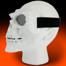 V3 Full Face White Skull Mask Main Image