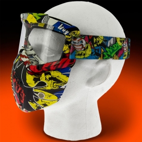 V3 Full Face Graffiti Mask Side View