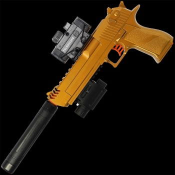 GelSoft Sunburst Gold Eagle Pistol