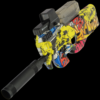 GelSoft P90 Yellow Assault Gel Blaster