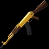 Double Bell GOLD AK-47 Metal GelSoft Rifle