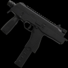 GelSoft P9 Submachine Gun Black