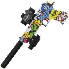 GelSoft Eagle Yellow Graffiti Pistol