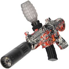 M416 Red GelSoft Blaster with Colourful Light Silencer